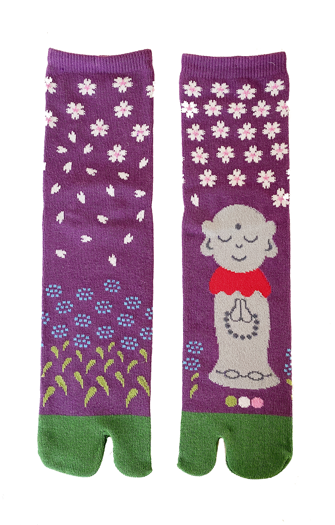 5343 ozizo purple tabi socks front
