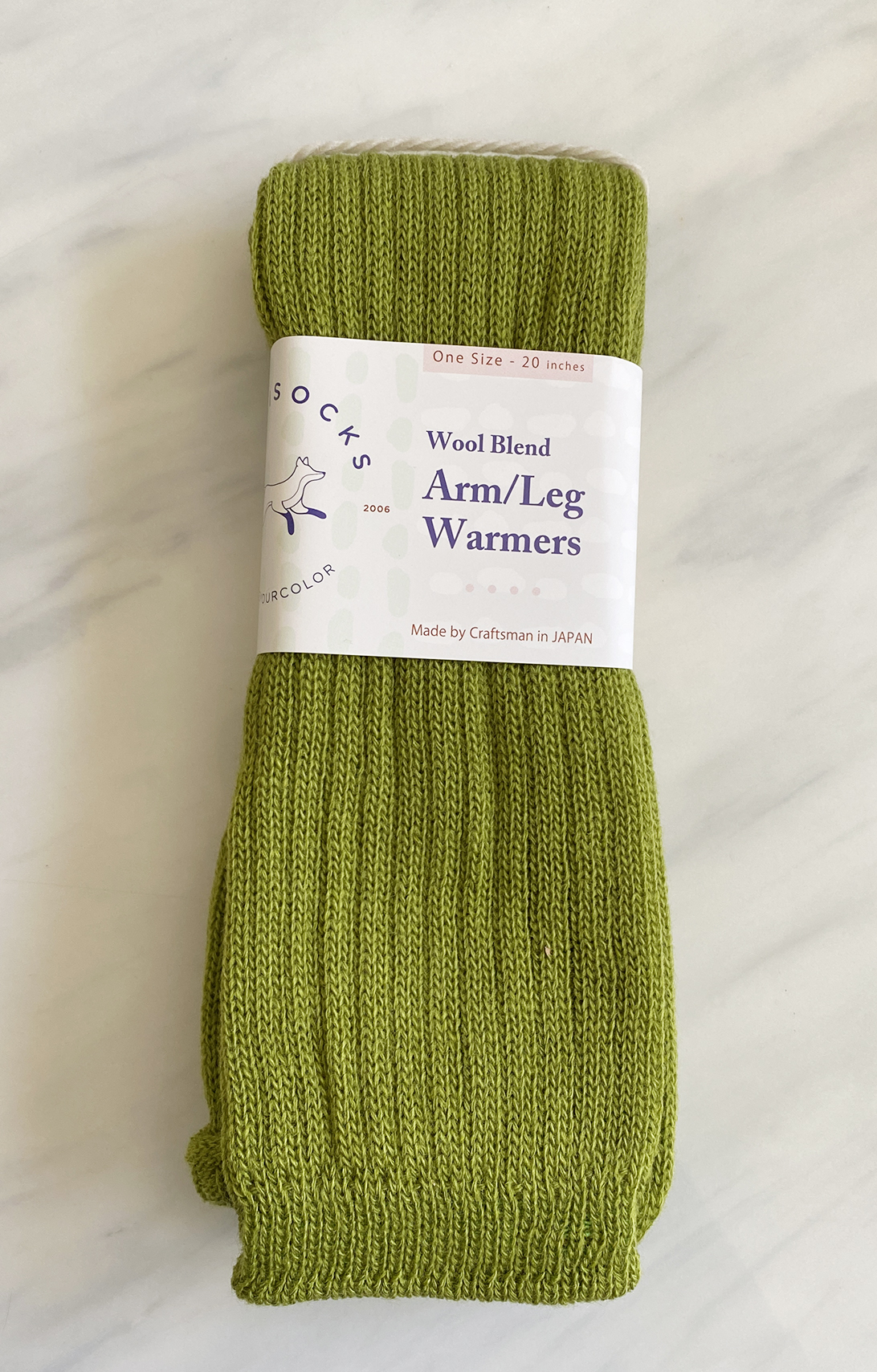 1865 wool leg warmers pear