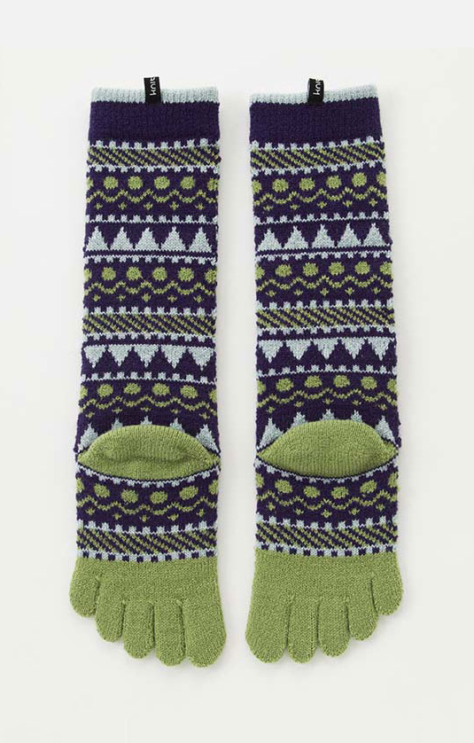 4224 pear purple toe socks holiday gift