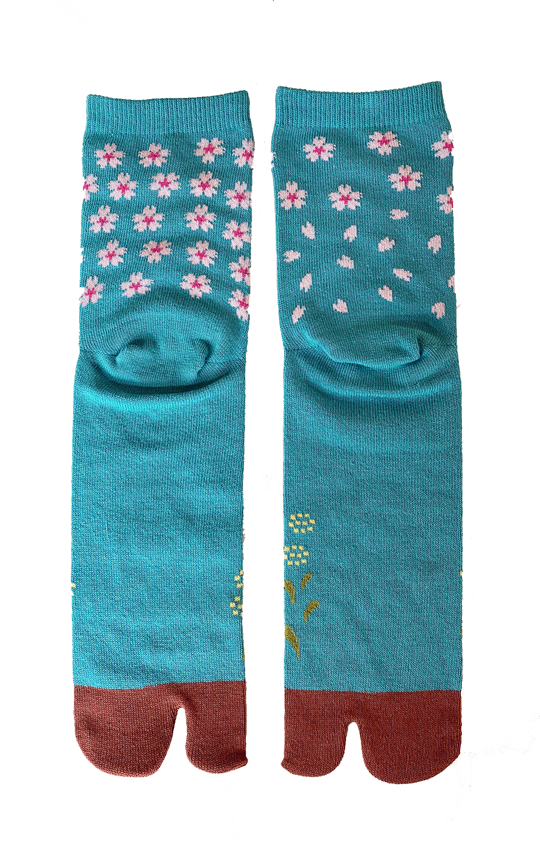 5345 ojizo san pary tabi socks teal