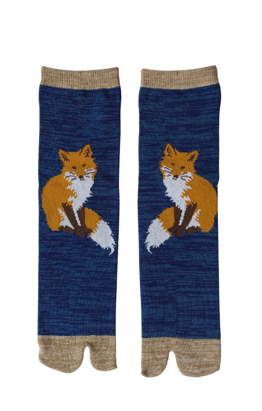 5388 foxy tabi toe socks navy