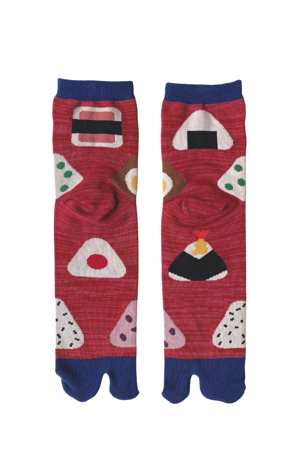 5438 spum onigiri tabi toe socks