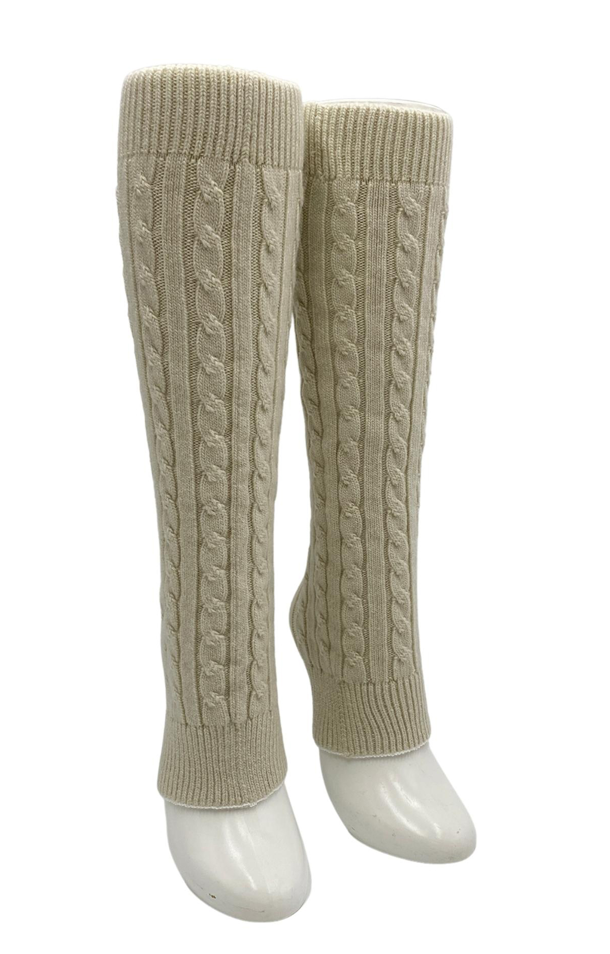 5451 ivory wool leg warmers yoga pilates