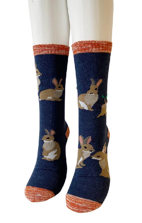 5484 rabbit bunny animal socks made in japan