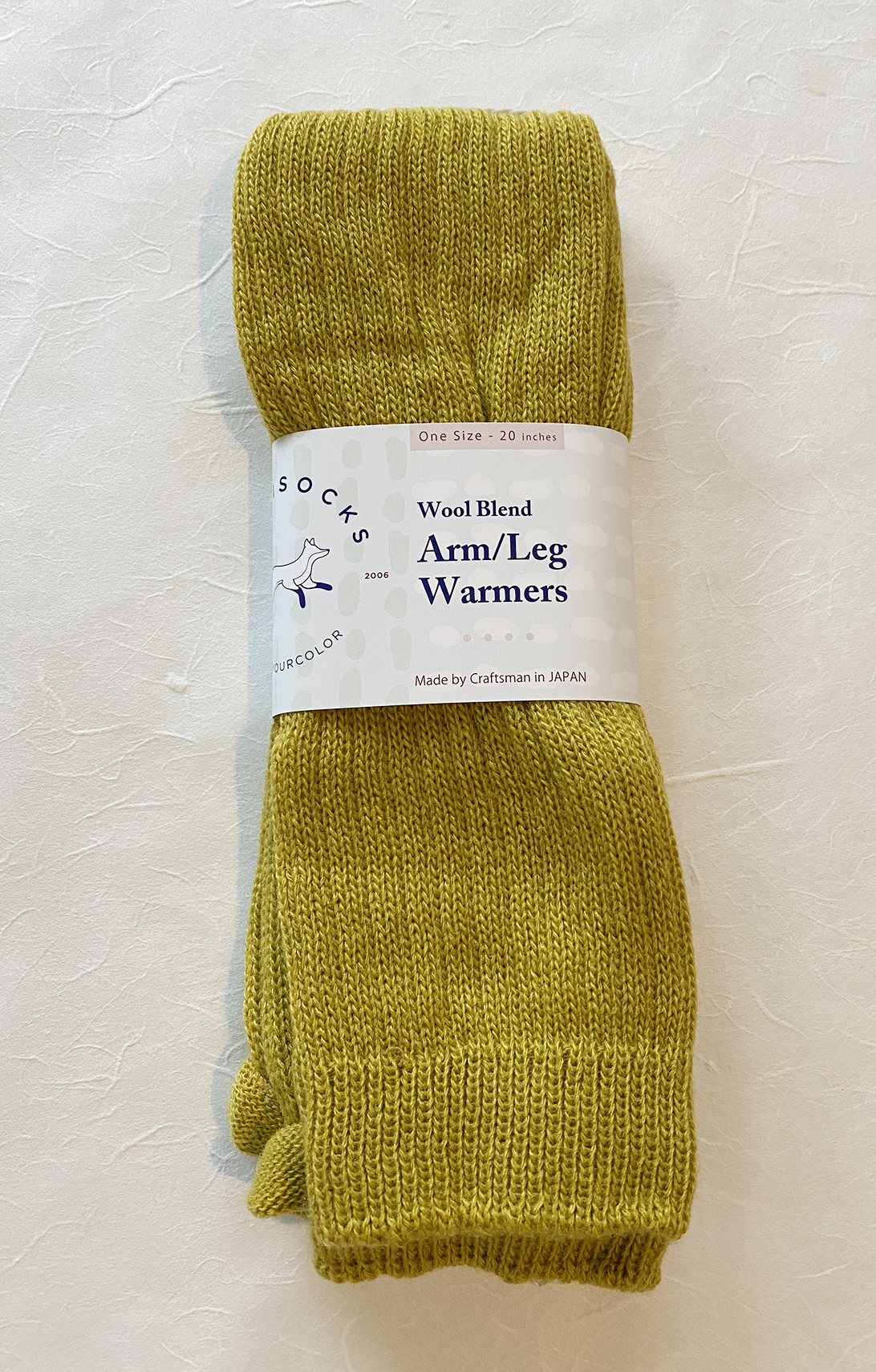 5576 bitteryellow leg warmers