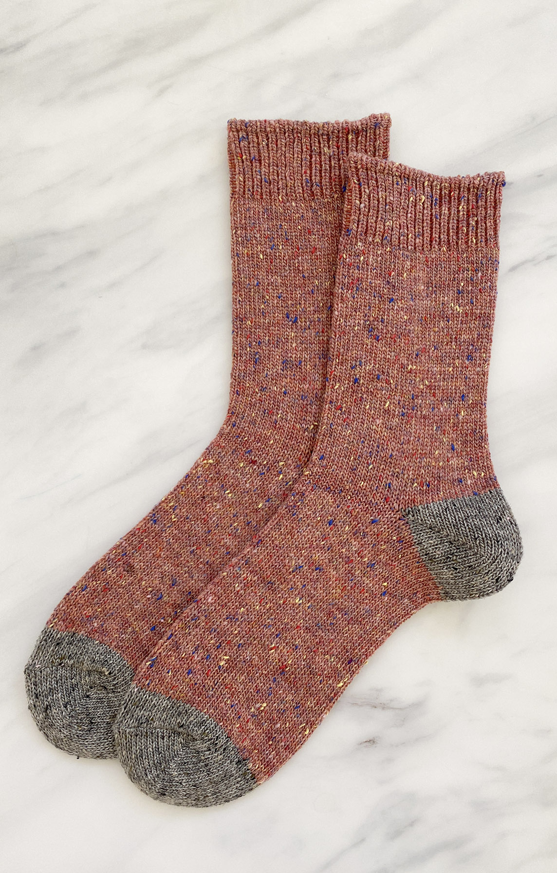 5722 wool pink crew tabbisocks socks
